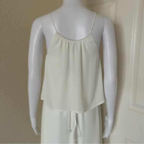 ATM Anthony Thomas Melillo Georgette Crepe Halter Dress in Chalk beige - size XS - Picture 5 of 11